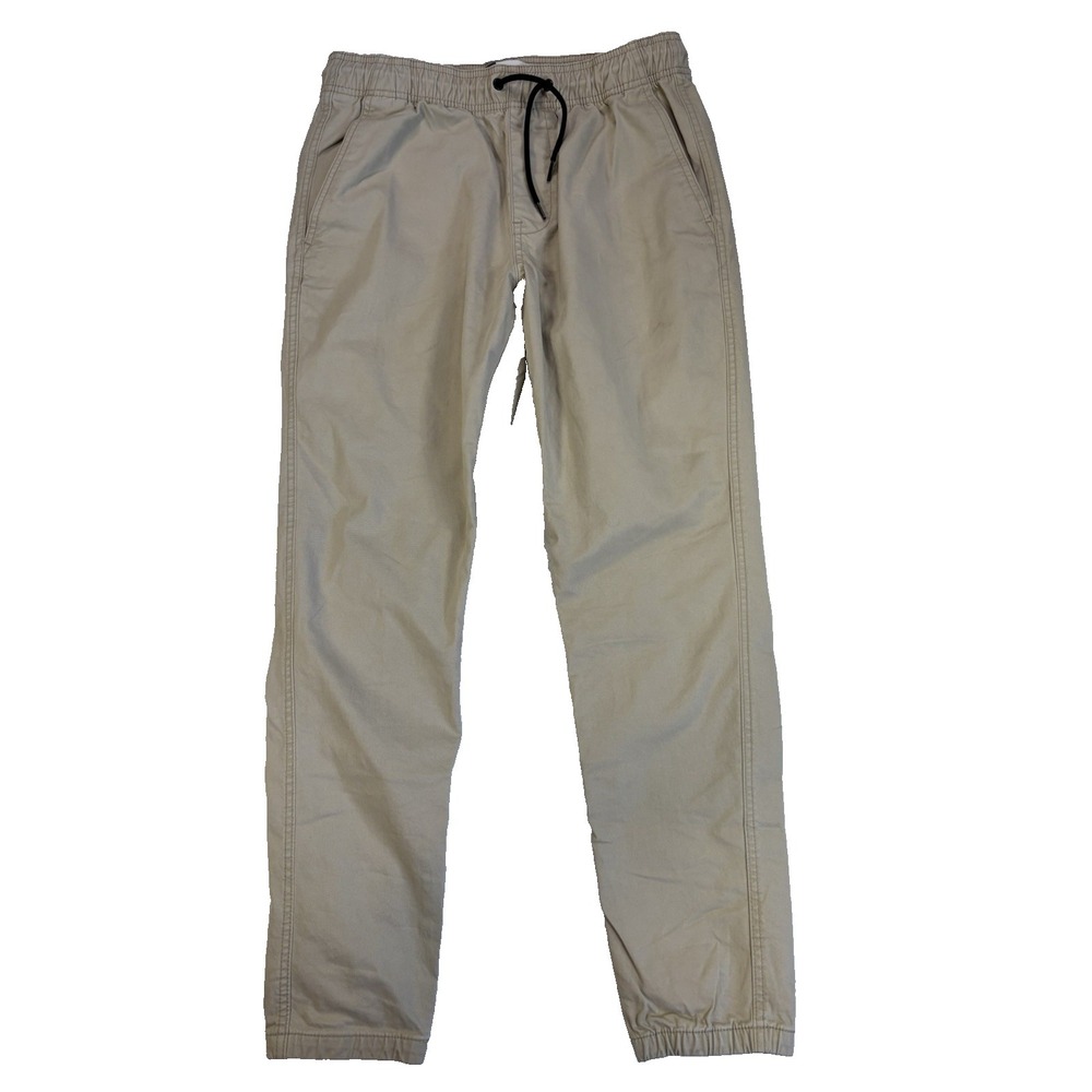 Old Navy Beige Men's Small Built in Flex Joggers Neutral Casual Essential Work